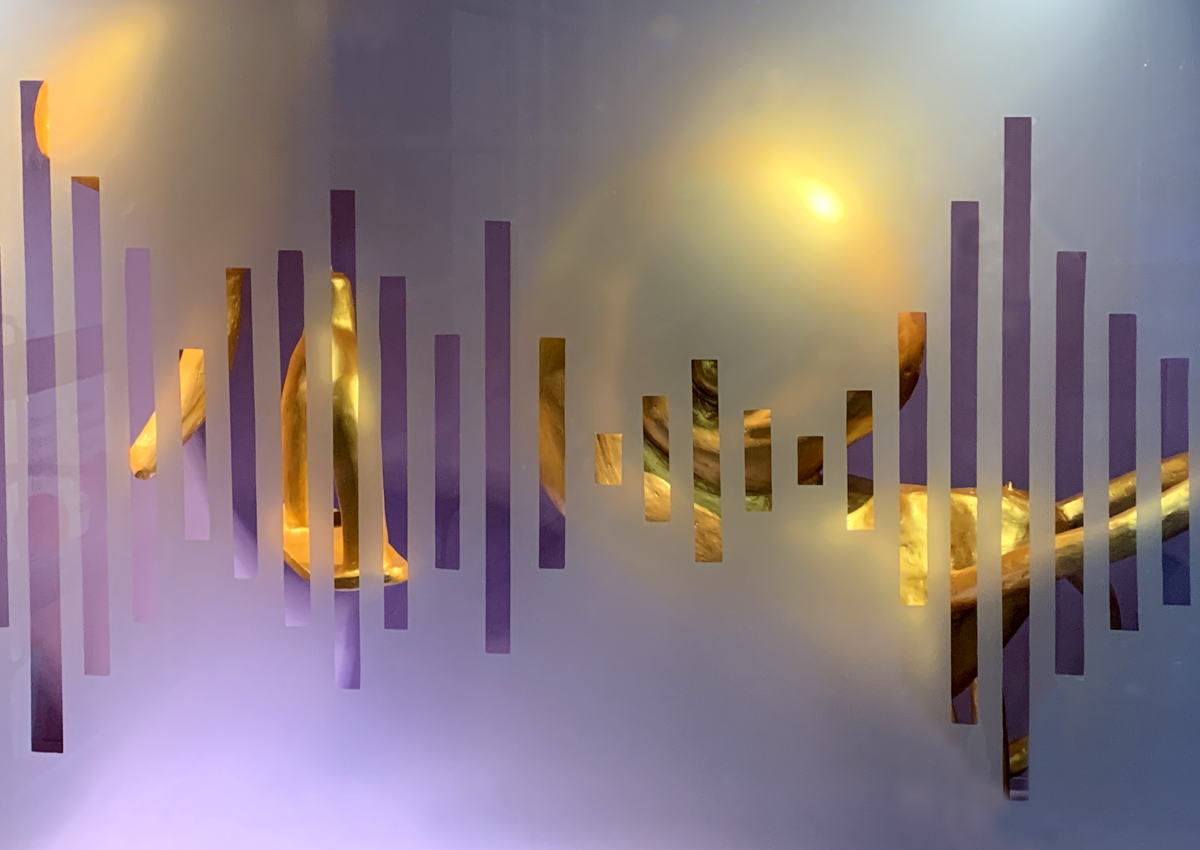 Sensorineural art installation by Kelsie Balehowsky at the Kelowna Art Gallery